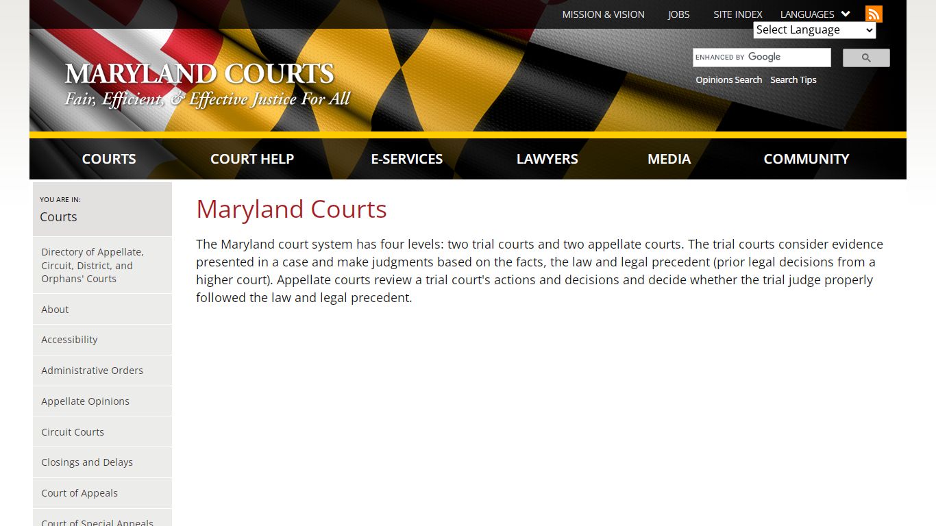 Maryland Courts | Maryland Courts